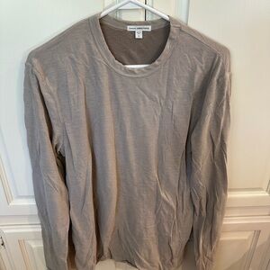 James Perse Men's Gray Shirt